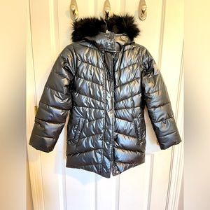 Girls Abercrombie kids parka winter coat size 9/10